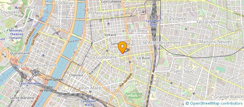 localisation de l'entreprise I.G.R à LYON