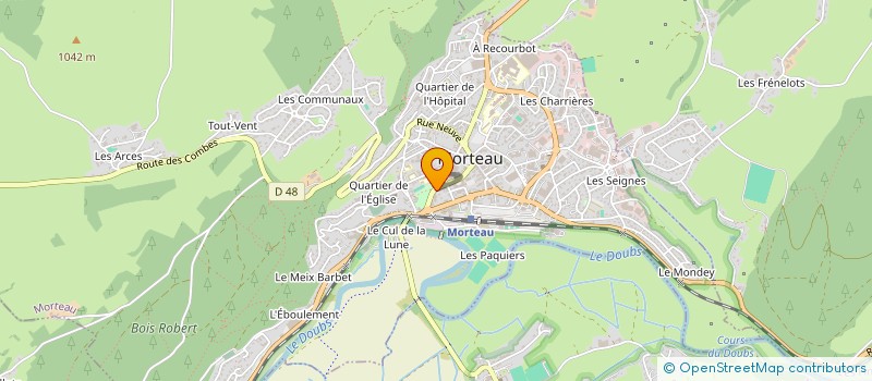 localisation de l'entreprise I. G. R.  MORTEAU