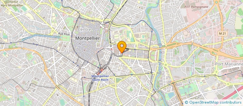localisation de l'entreprise I.G.S. (IMMOBILIER GESTION SERVICES) à MONTPELLIER