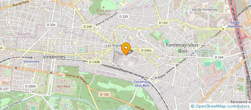 localisation de l'entreprise I G S INTERNATIONAL GOODS SURVEY à FONTENAY-SOUS-BOIS