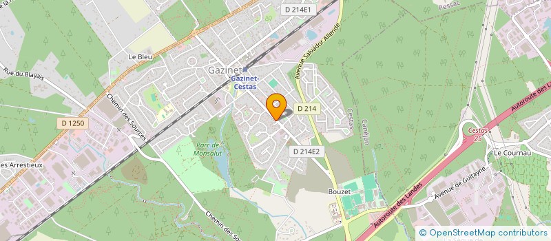 localisation de l'entreprise I G S O  CESTAS