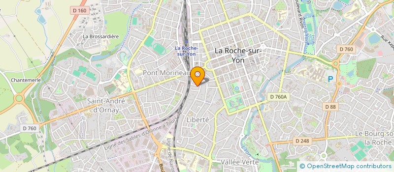 localisation de l'entreprise I. GOHMANN - AVOCAT à LA ROCHE-SUR-YON