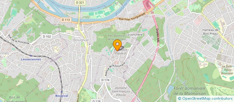 localisation de l'entreprise I & H ADISORY  LA CELLE-SAINT-CLOUD