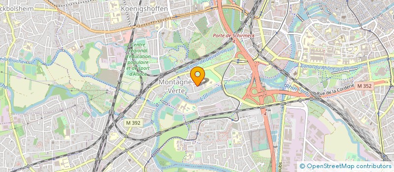 localisation de l'entreprise I.H.B. IMMOBILIER à STRASBOURG