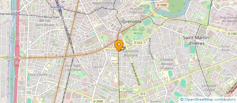 localisation de l'entreprise I H C INTERNATIONAL  GRENOBLE