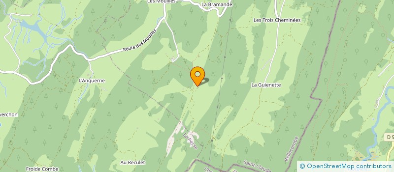 localisation de l'entreprise I.H.F  SEPTMONCEL LES MOLUNES