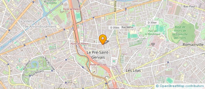 localisation de l'entreprise I.H. IMPORT EXPORT à LE PRE-SAINT-GERVAIS