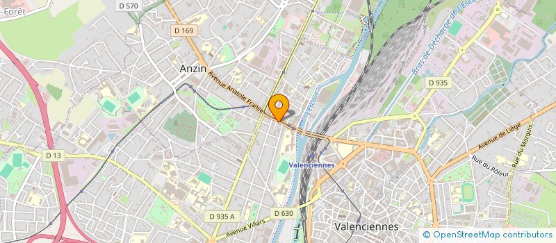 localisation de l'entreprise I.H VERSATILE  VALENCIENNES