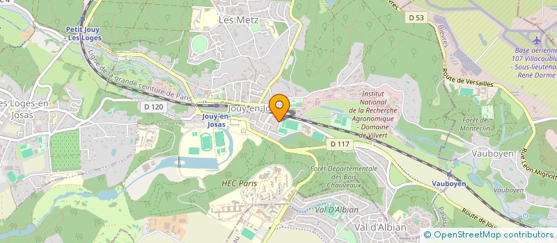 localisation de l'entreprise I & I DRONE  JOUY-EN-JOSAS