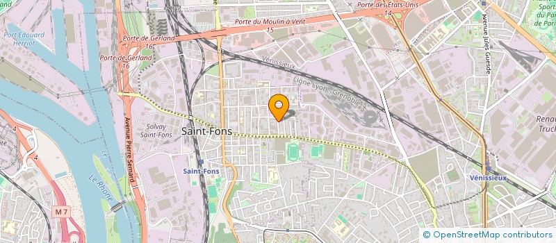 localisation de l'entreprise I&I TRANSPORTS à SAINT-FONS
