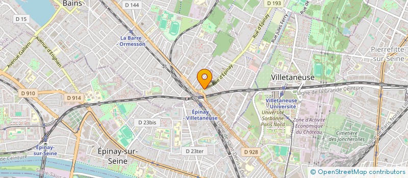 localisation de l'entreprise I-INFOMEDIA  DEUIL-LA-BARRE