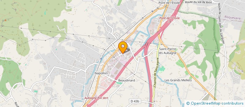 localisation de l'entreprise I + + INFORMATIQUE  AUBAGNE