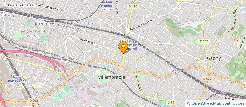 localisation de l'entreprise I-INFORMATIQUE à VILLEMOMBLE
