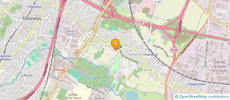 localisation de l'entreprise I.J.C.L.  CHAMPLAN