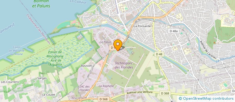 localisation de l'entreprise I J DISTRI  MARIGNANE