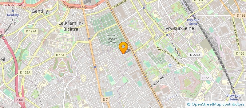 localisation de l'entreprise I.J DRIVER  IVRY-SUR-SEINE