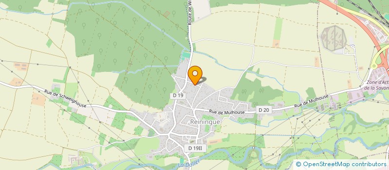 localisation de l'entreprise I.J.F  REININGUE