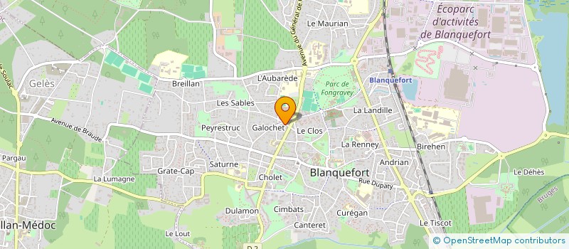 localisation de l'entreprise I J N 33 à BLANQUEFORT