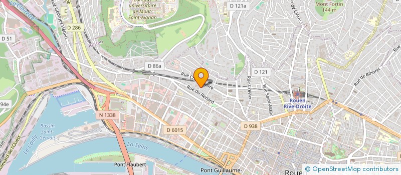 localisation de l'entreprise I & JP IMMOBILIER à ROUEN