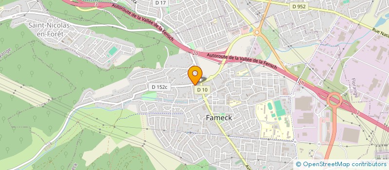 localisation de l'entreprise I.K.A.Y  FAMECK