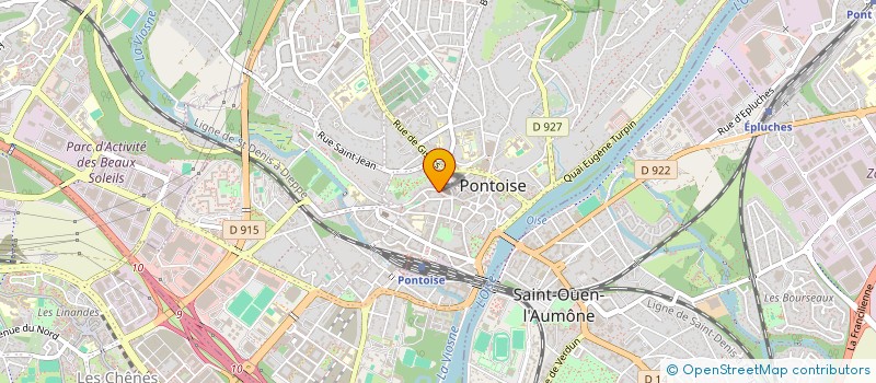 localisation de l'entreprise I.K. COIFFURE  PONTOISE