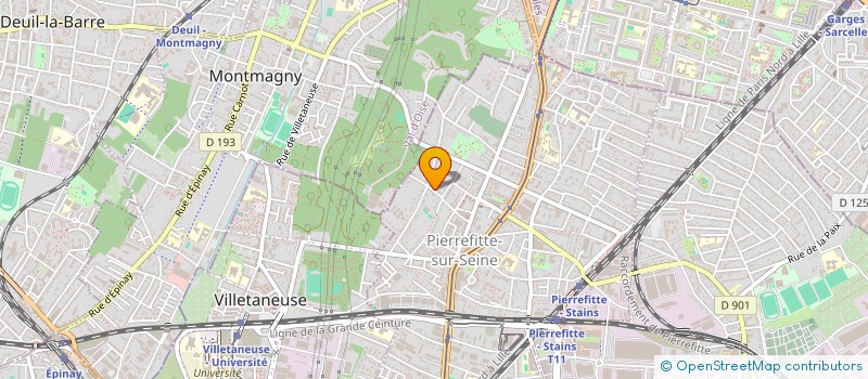localisation de l'entreprise I.K.D à PIERREFITTE-SUR-SEINE