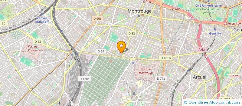 localisation de l'entreprise I K E FRANCE  MONTROUGE