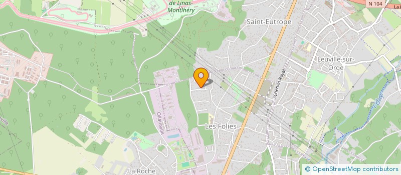 localisation de l'entreprise I.K FIBRE à SAINT-GERMAIN-LES-ARPAJON