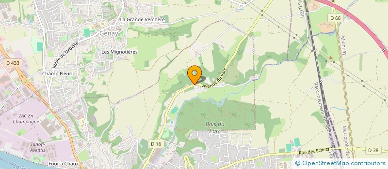 localisation de l'entreprise I&K HOLDING  NEUVILLE-SUR-SAONE