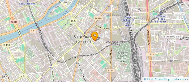 localisation de l'entreprise I.K.I BAT  SAINT-OUEN-SUR-SEINE