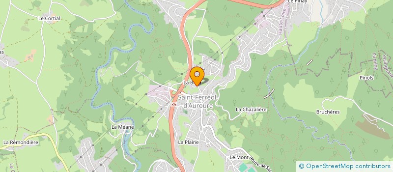 localisation de l'entreprise I.K.L.  SAINT-FERREOL-D'AUROURE