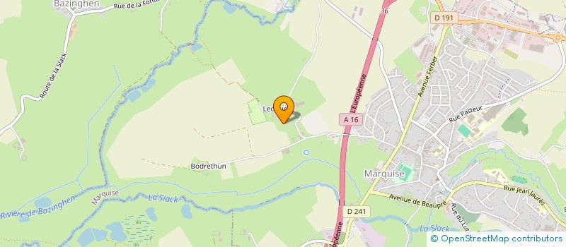 localisation de l'entreprise I K M  MARQUISE