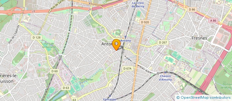 localisation de l'entreprise I-KB CONSULTING à ANTONY