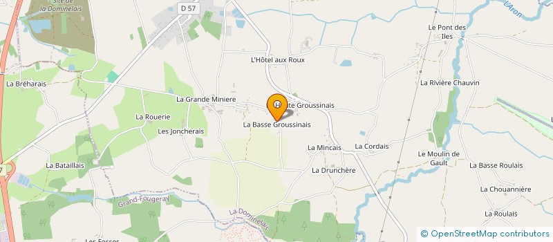 localisation de l'entreprise I KOMM  LA DOMINELAIS