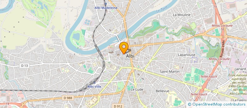 localisation de l'entreprise I&L à ALBI