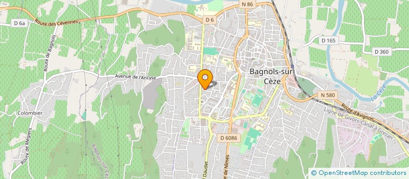 localisation de l'entreprise I&L  BAGNOLS-SUR-CEZE