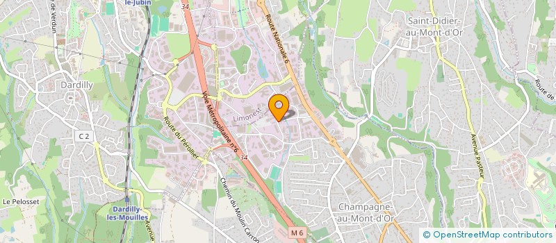 localisation de l'entreprise I & L BIOSYSTEMS FRANCE  CHAMPAGNE-AU-MONT-D'OR