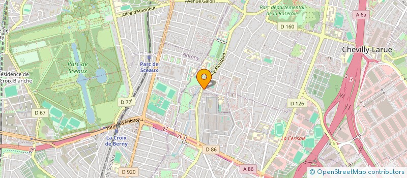 localisation de l'entreprise I.L.C.ASSISTANCE  L'HAY-LES-ROSES