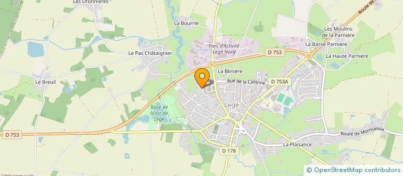 localisation de l'entreprise I.L.H  LEGE