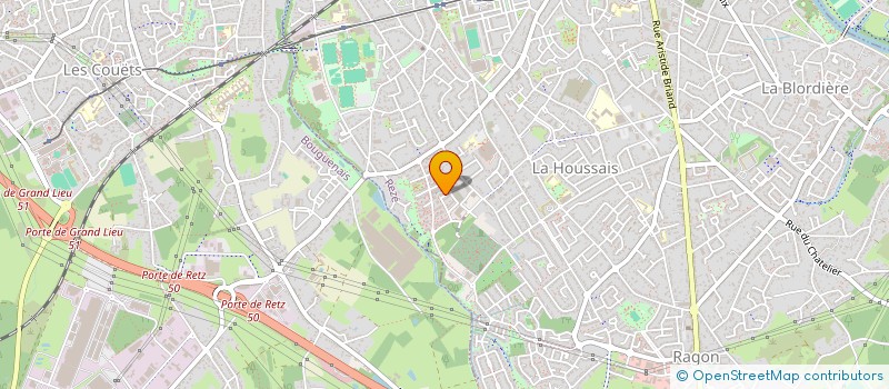 localisation de l'entreprise I.L.R.  REZE