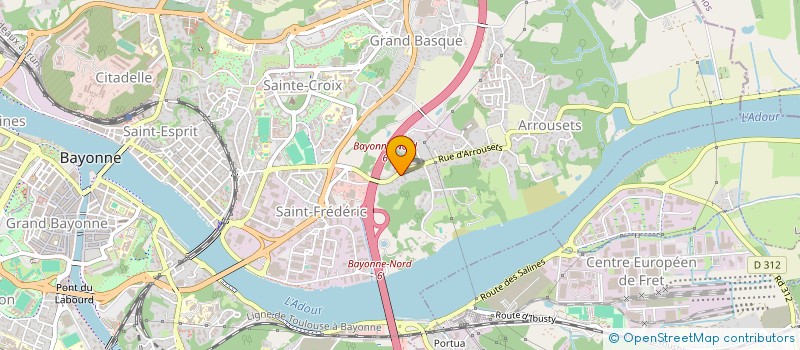 localisation de l'entreprise I.L.S à BAYONNE