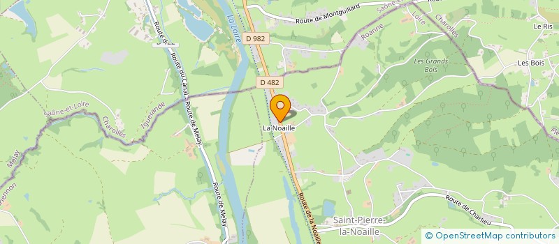 localisation de l'entreprise I'LAND  SAINT-PIERRE-LA-NOAILLE