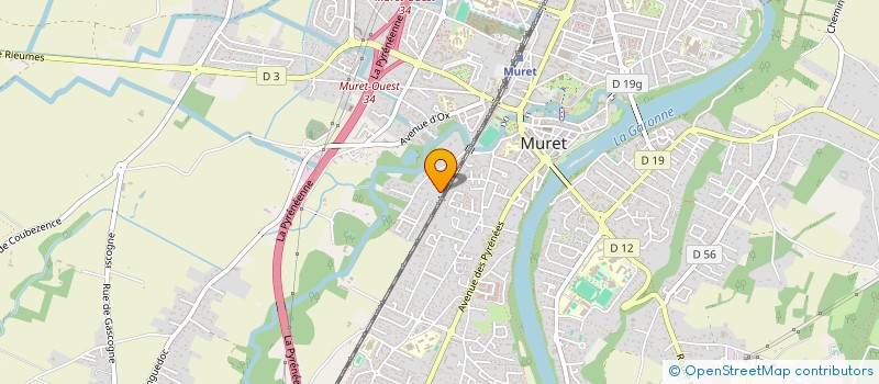 localisation de l'entreprise I-LINE  MURET