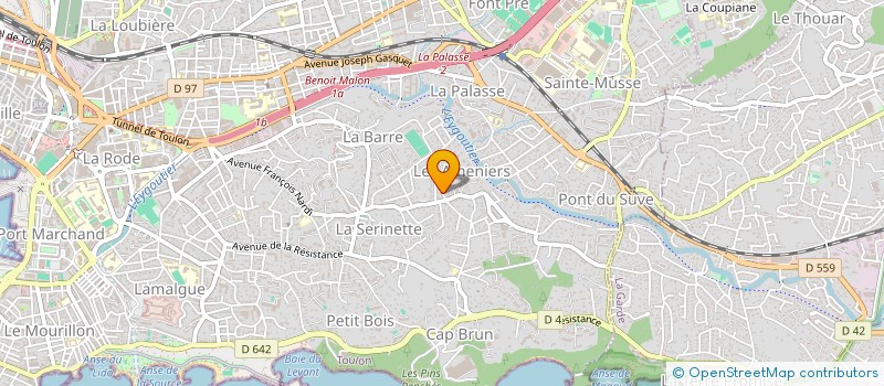 localisation de l'entreprise I LOVE BAT  TOULON