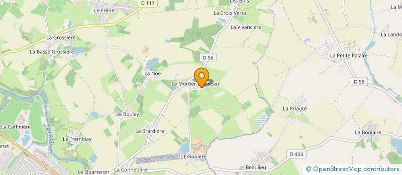 localisation de l'entreprise I'LUMINE BOIS  SAINT-LUMINE-DE-CLISSON