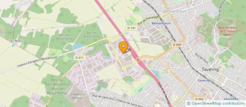 localisation de l'entreprise I-LYNX à TAVERNY