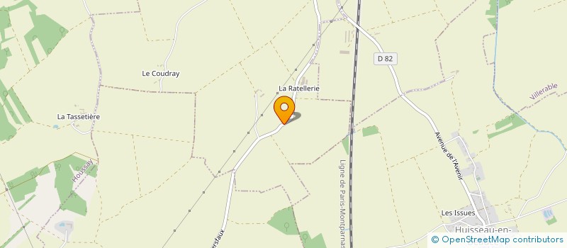 localisation de l'entreprise I M A 1  VILLIERSFAUX