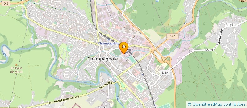 localisation de l'entreprise I M A G R A M à CHAMPAGNOLE
