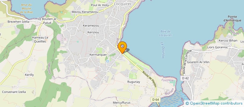 localisation de l'entreprise I M A J E  LOCQUIREC