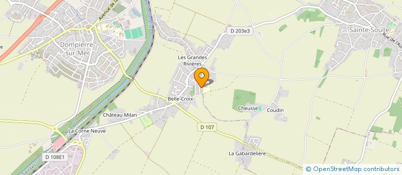 localisation de l'entreprise I.M.B.B.Q  DOMPIERRE-SUR-MER